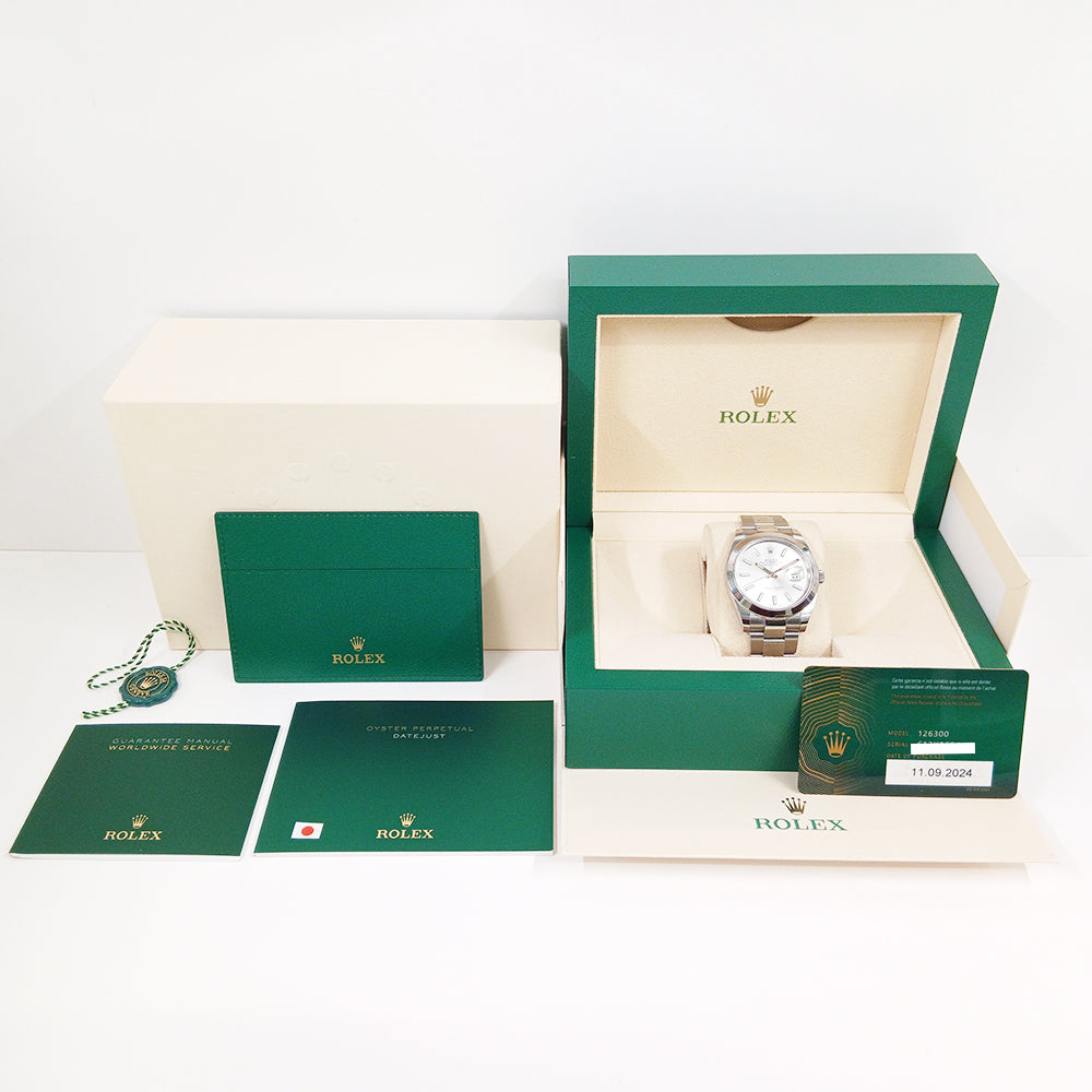 Rolex Datejust 41mm Silver Dial 126300 (2024)