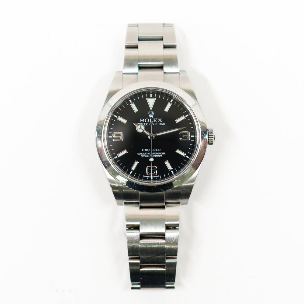 Rolex Explorer 39mm Black Dial 214270 (2014)