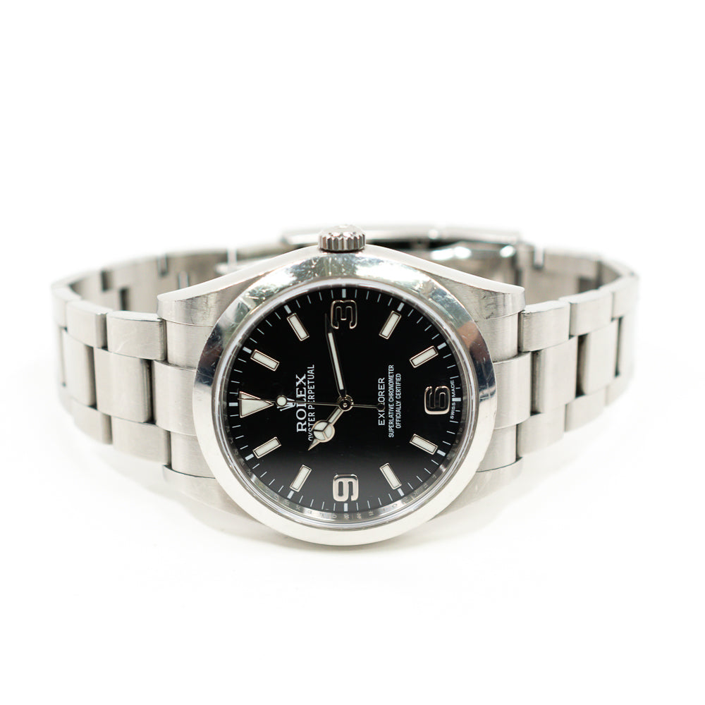 Rolex Explorer 39mm Black Dial 214270 (2014)