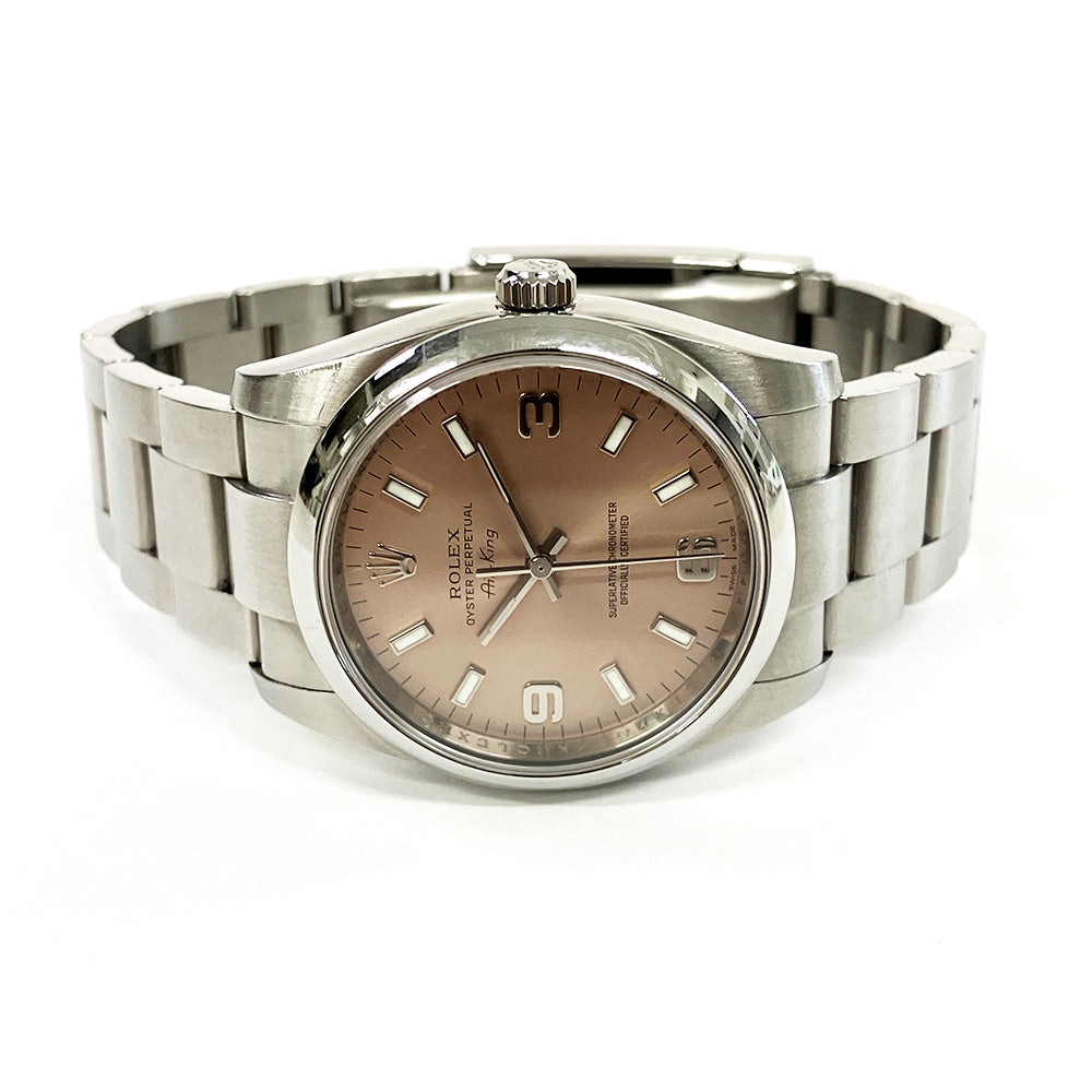 Rolex Air King Pink Dial 114200
