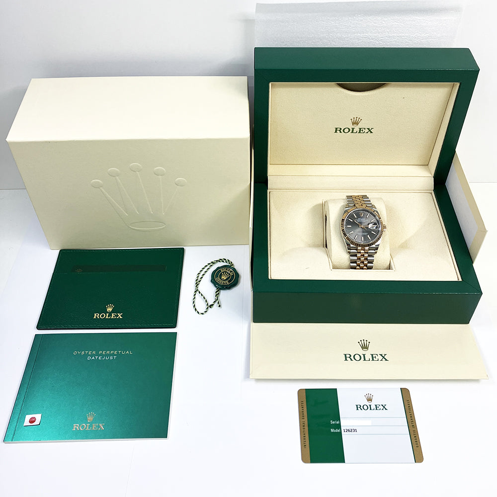 Rolex Datejust 36mm Slate Dial 126231 (2019)