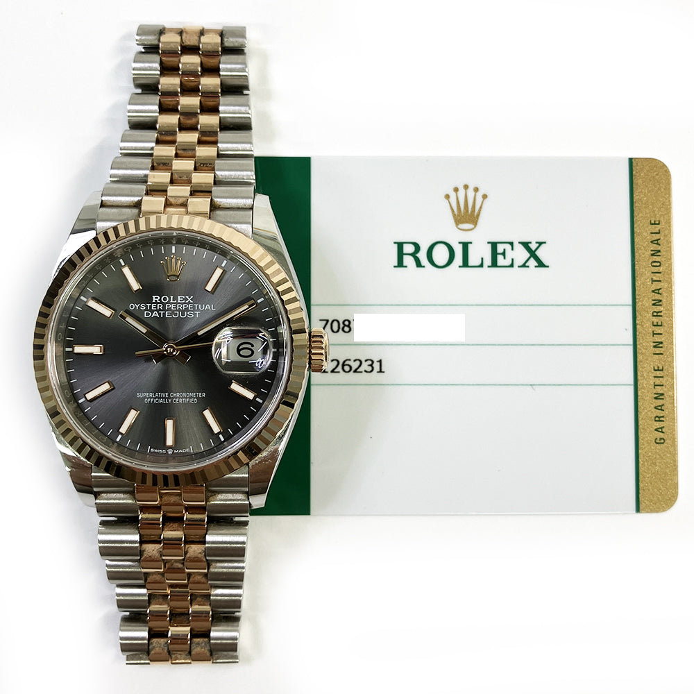 Rolex Datejust 36mm Slate Dial 126231 (2019)