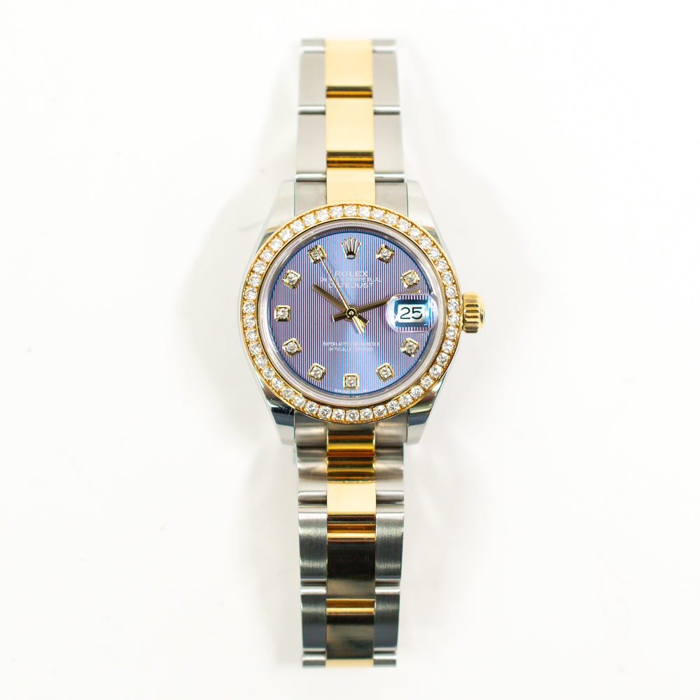 Rolex Datejust 28mm Purple Diamond Dial 279383RBR (2023)