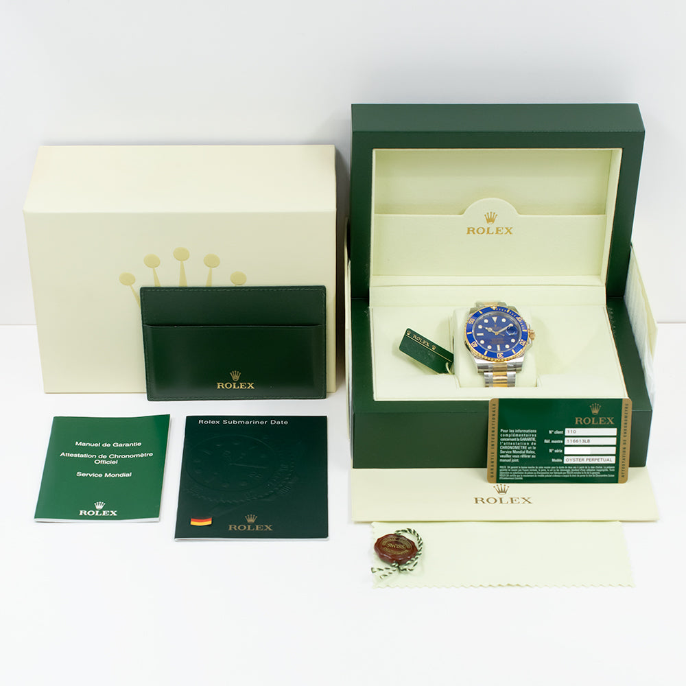 Rolex Submariner Date 40mm Blue Dial 116613LB (2010)