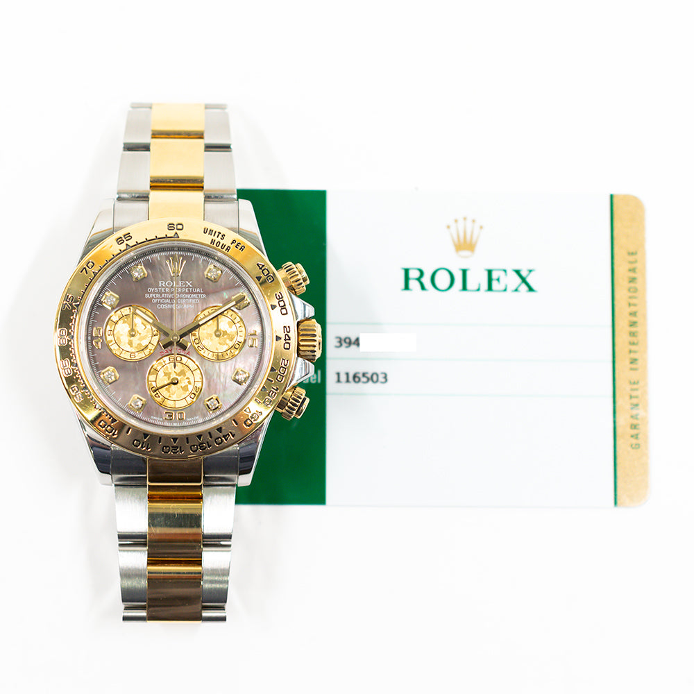 Rolex Daytona Black Mop Diamond Dial 116503 (2017)