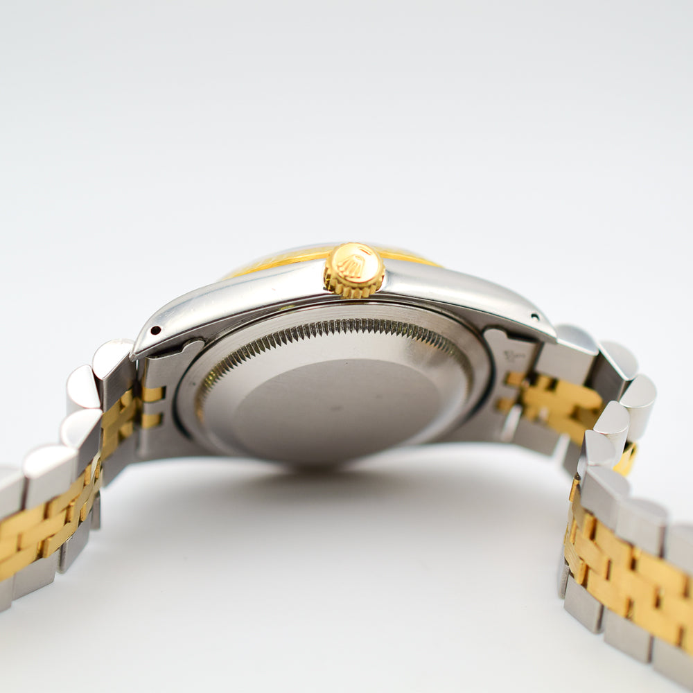 Rolex Oyster Perpetual Datejust Champagne Roman Dial 16233 (1990)
