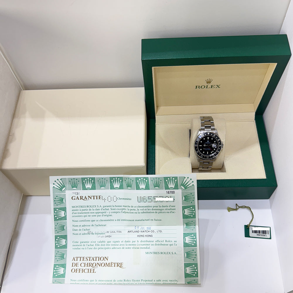 Rolex GMT-Master Black Dial 16700 (1998)