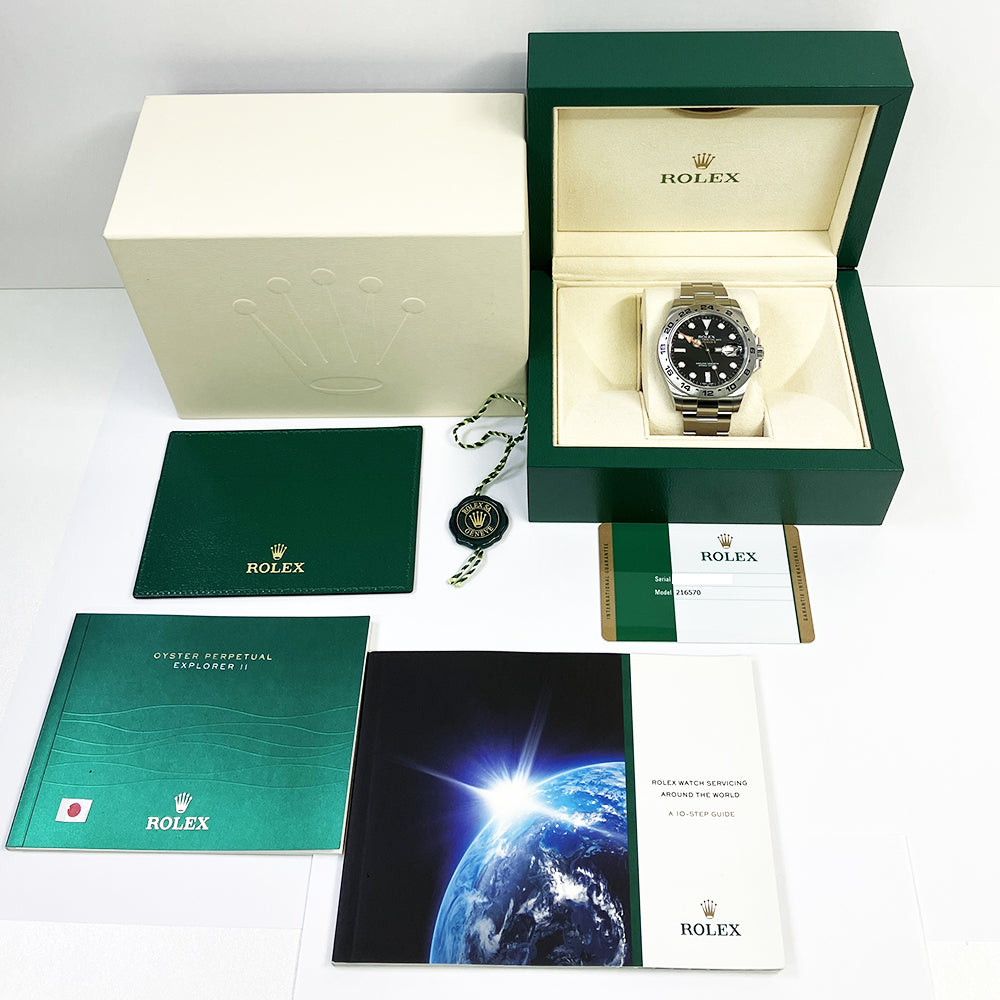 Rolex Explorer II Black Dial 216570 (2015)