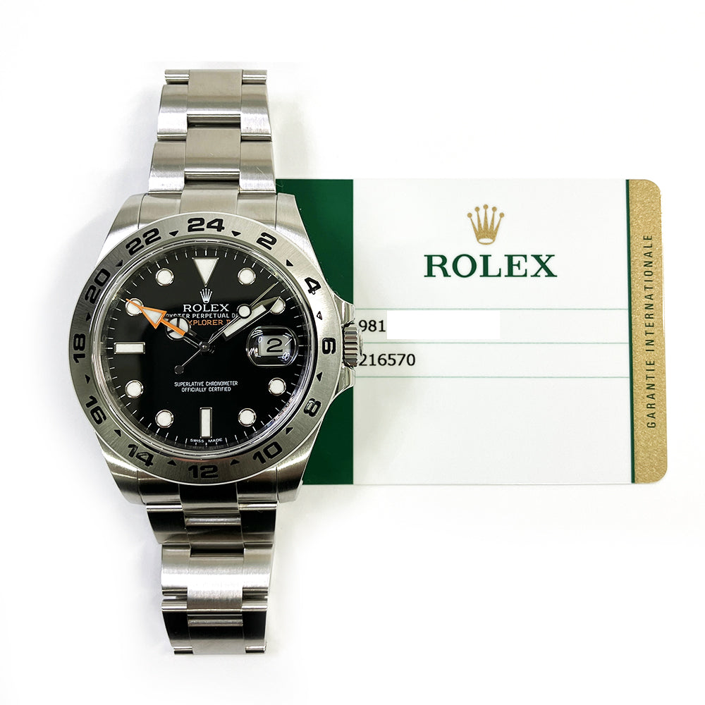Rolex Explorer II Black Dial 216570 (2015)