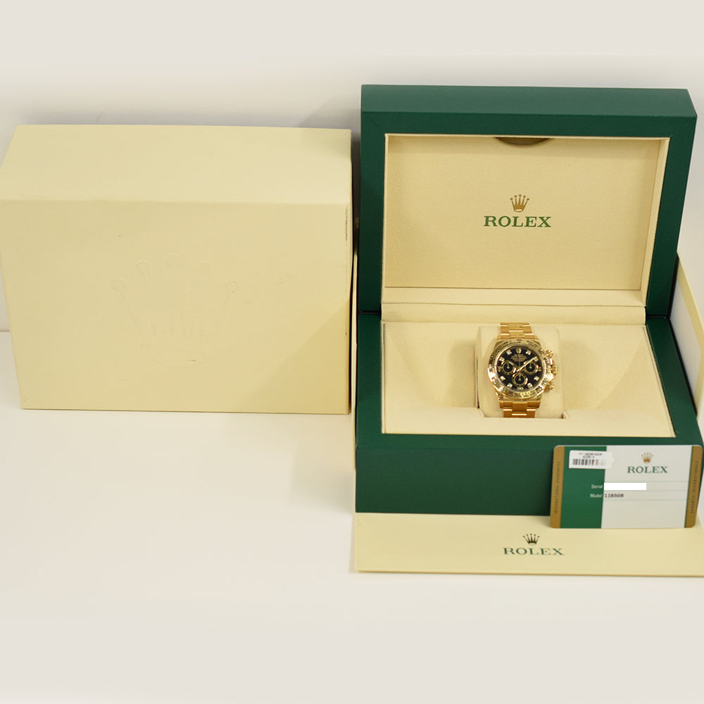 Rolex Daytona Black Diamond Dial 116508G (2018)