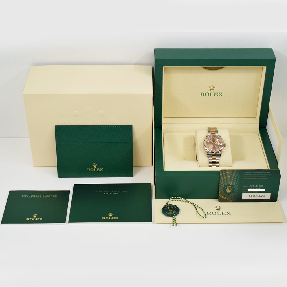 Rolex Datejust 31mm Pink Diamond Dial 278341RBR (2023)