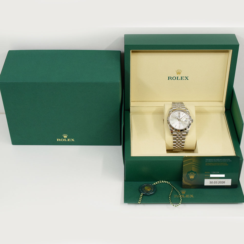 Rolex Datejust 41mm Silver Dial 126334 (2026)