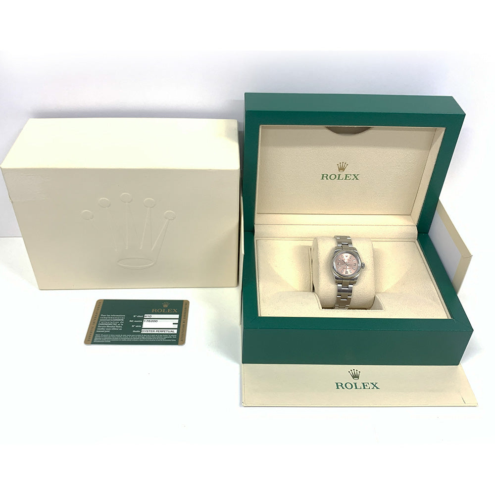 Rolex Oyster Perpetual 26mm Salmon Dial 176200 (2007)