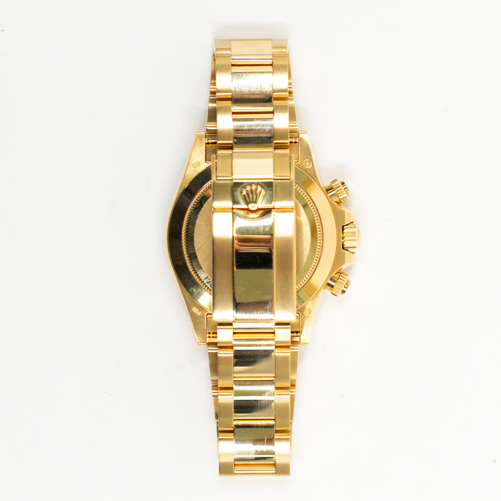 Rolex Daytona Yellow Gold Green Dial 116508 (2018)