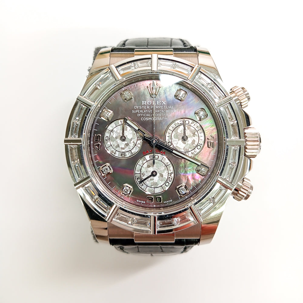 Rolex Daytona Diamond Black Mop Diamond Dial 116589BR