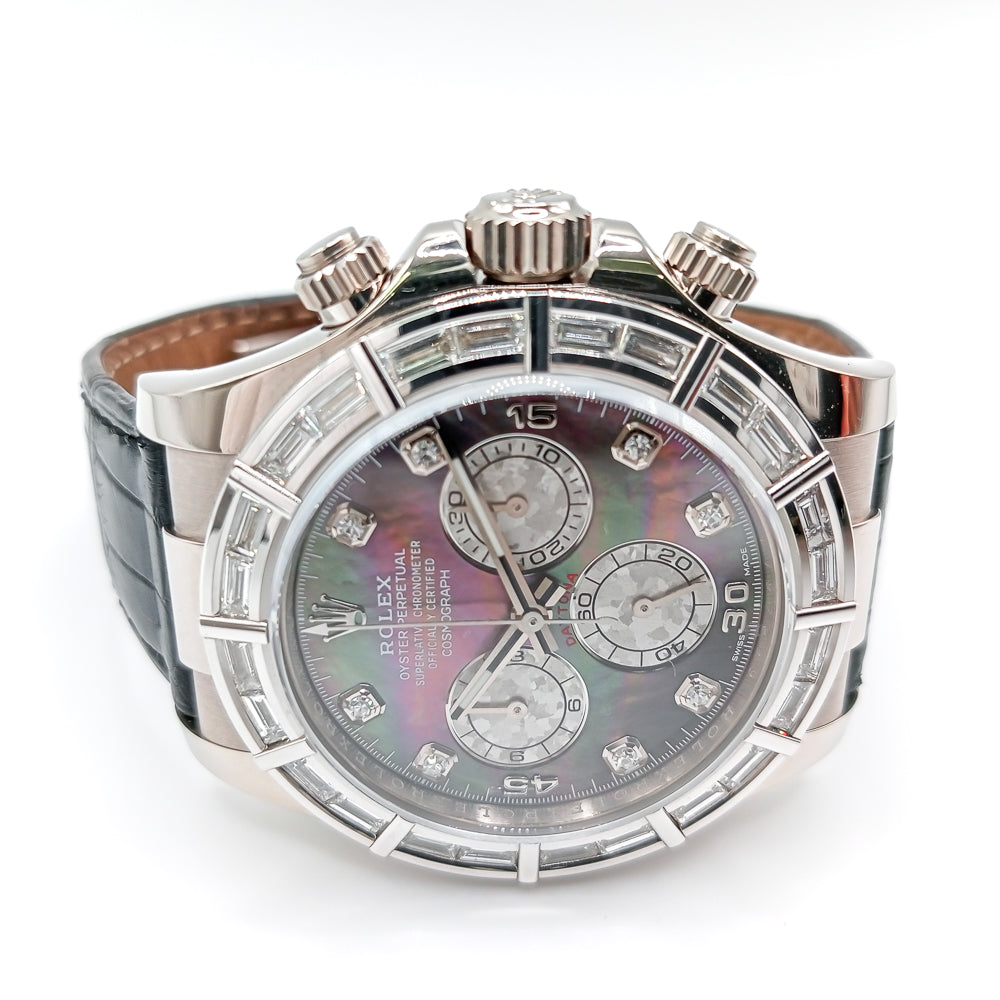 Rolex Daytona Diamond Black Mop Diamond Dial 116589BR
