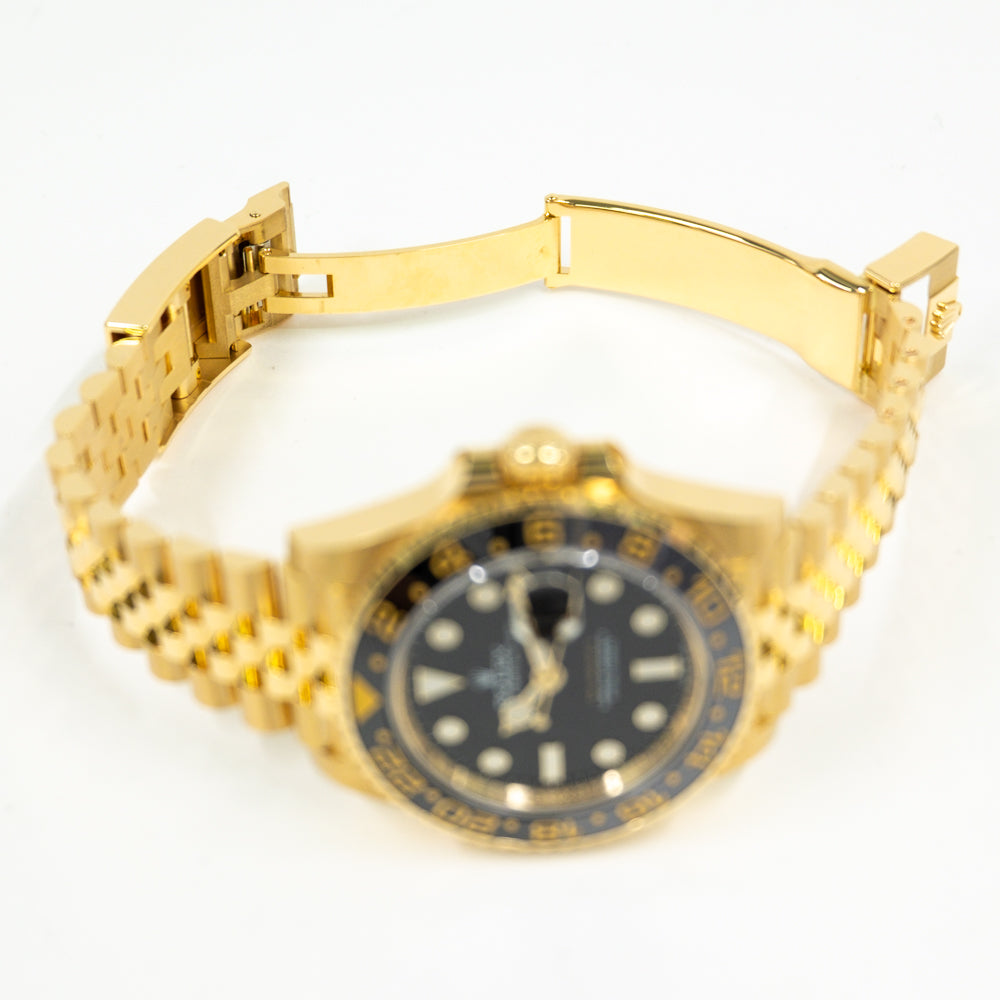 Rolex GMT-Master II Yellow Gold Black Dial 126718GRNR (2024)