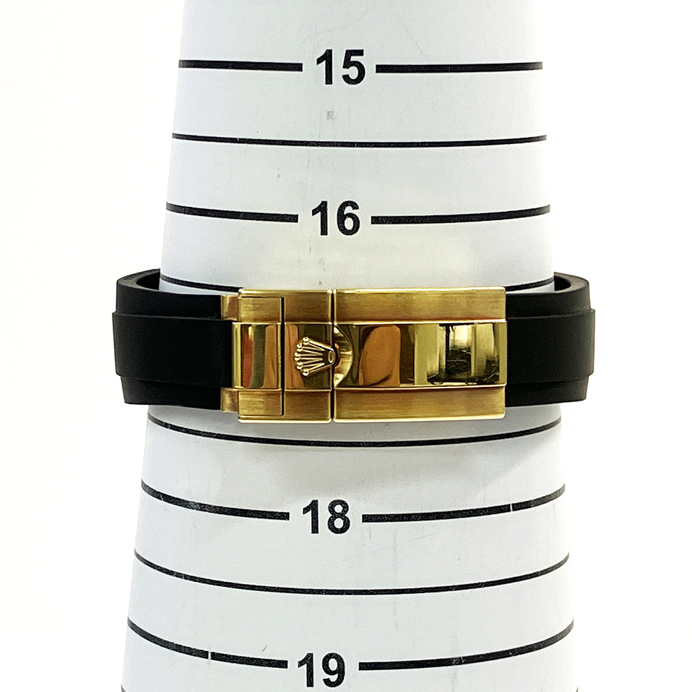 Rolex Daytona Yellow Gold On Strap Champagne Dial 116518LN