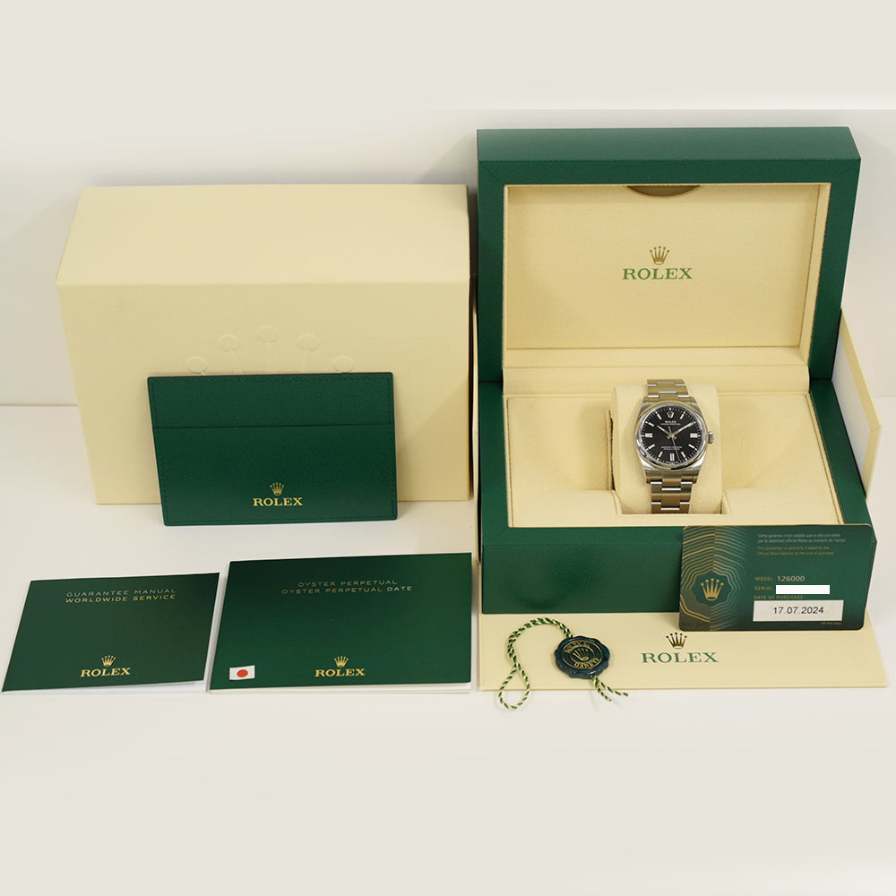 Rolex Oyster Perpetual 36mm Black Dial 126000 (2024)