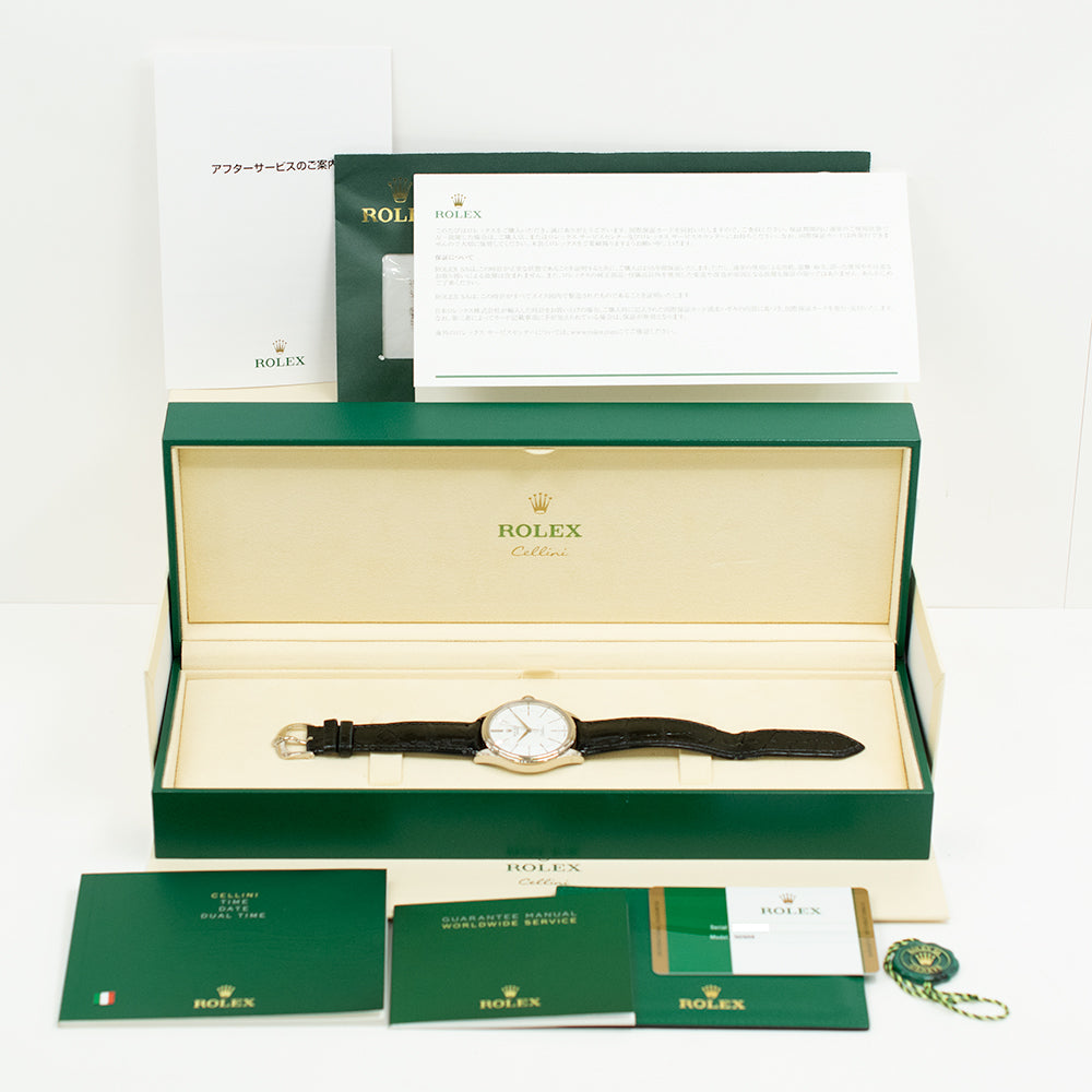 Rolex Cellini Time 39mm White Dial 50509 (2017)