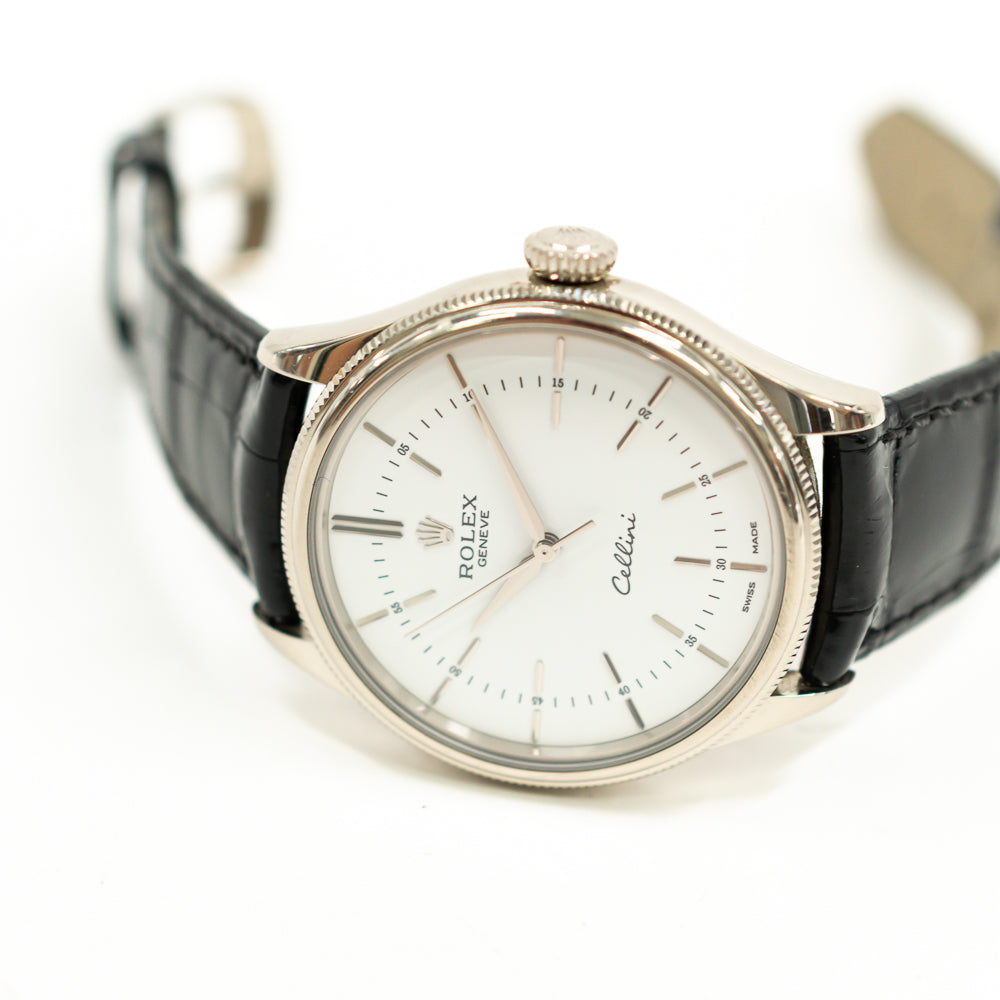 Rolex Cellini Time 39mm White Dial 50509 (2017)