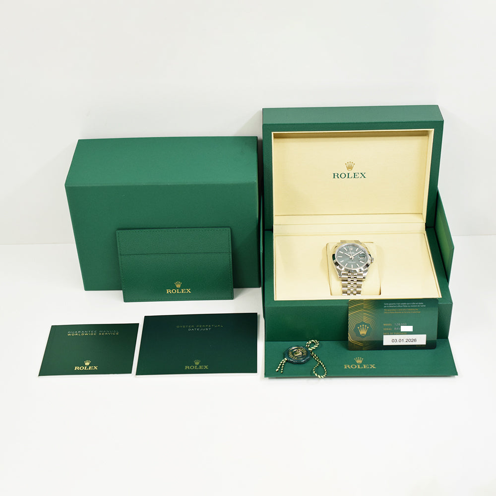 Rolex Datejust 41mm Mint Green Dial 126300 (2026)
