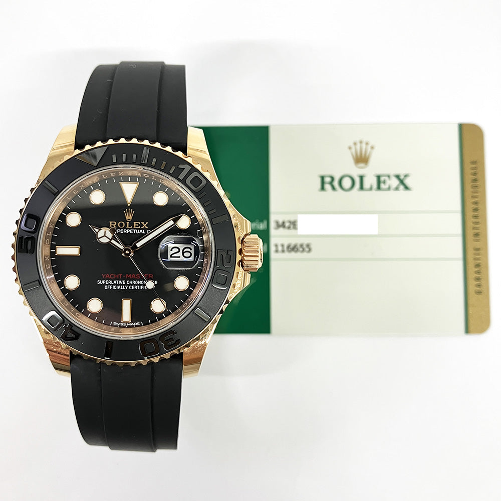 Rolex Yacht-Master 40mm Black Dial 116655
