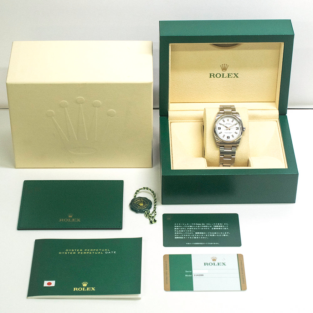 Rolex Air King White Dial 114200 (2018)