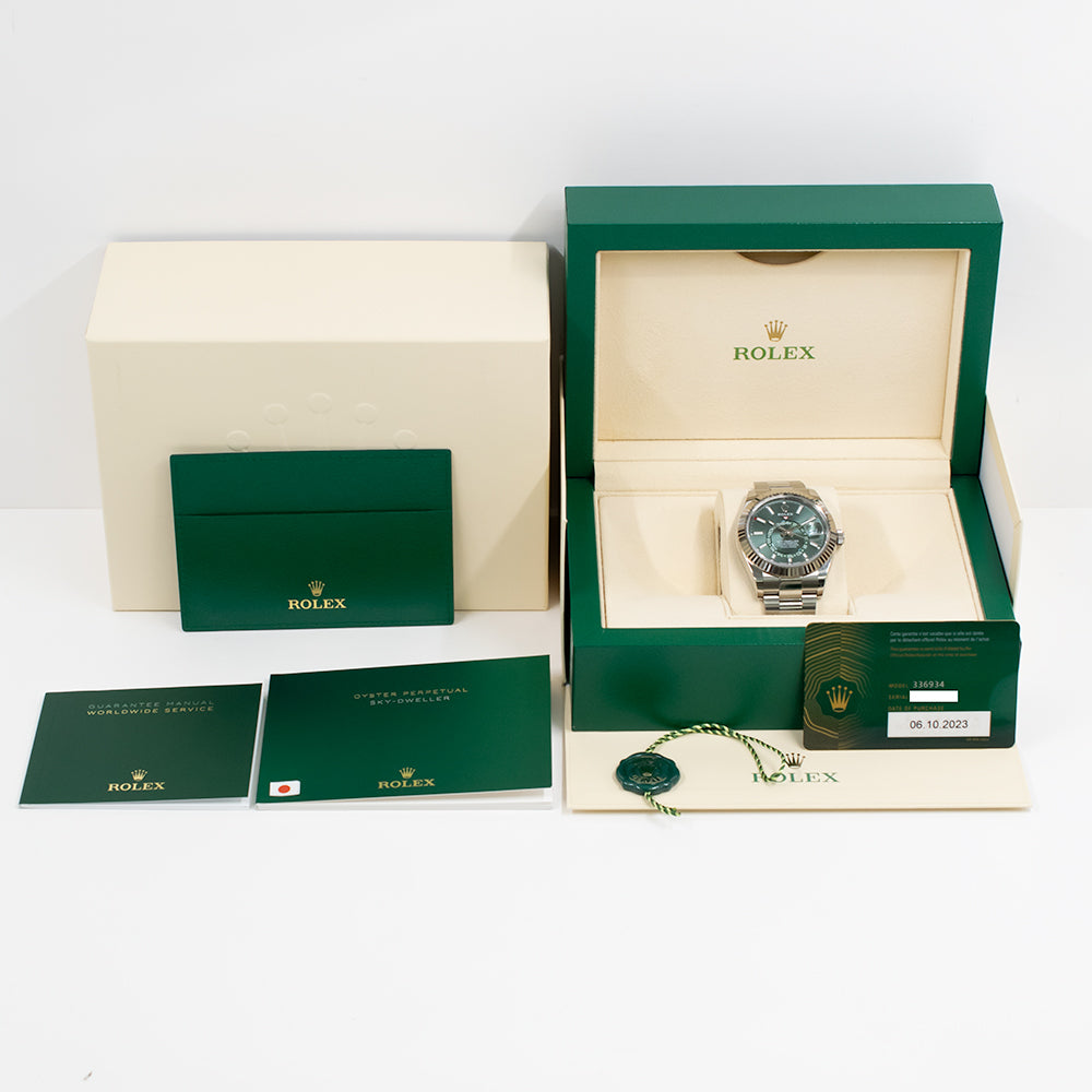 Rolex Sky-Dweller Mint Green Dial 336934 (2023)