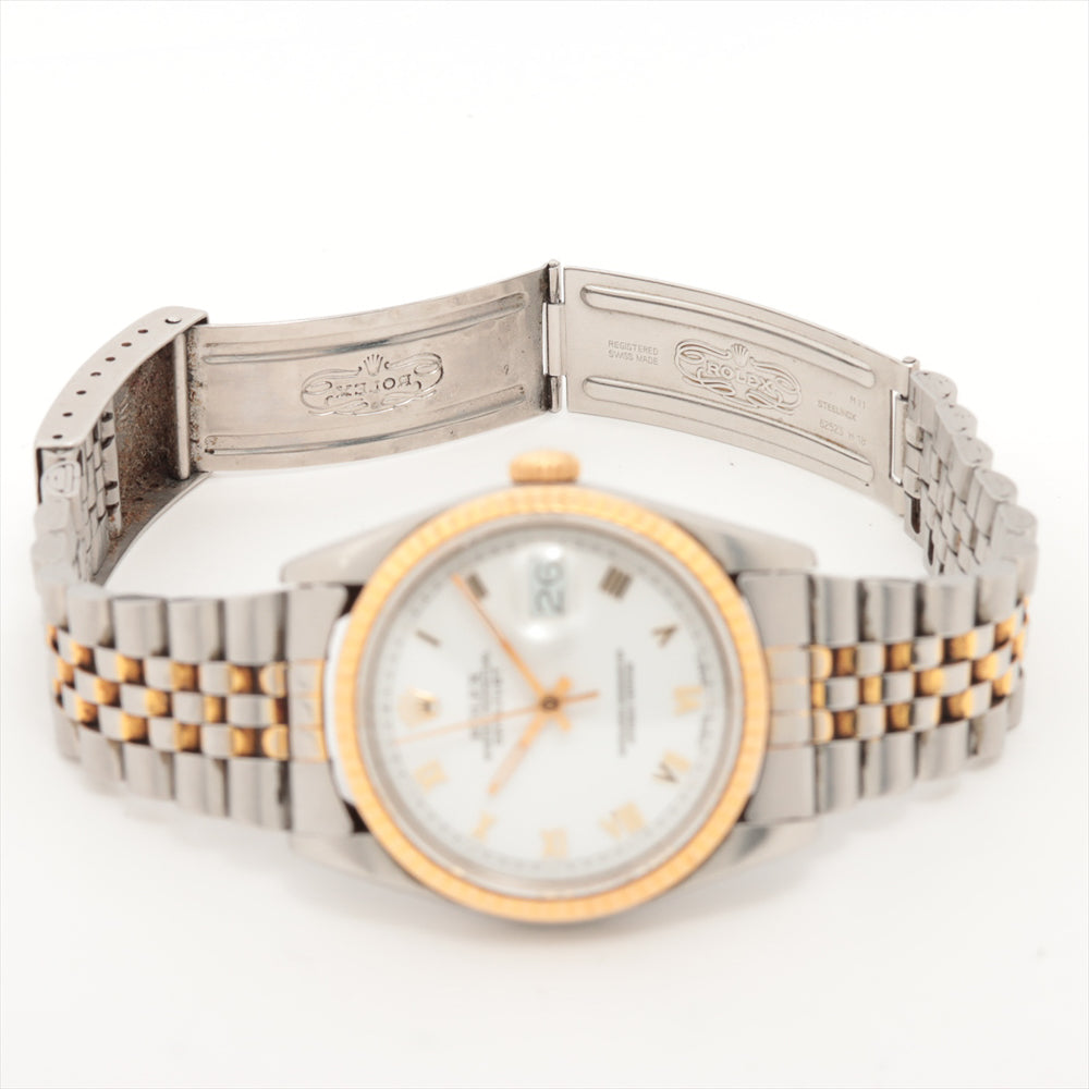 Rolex Oyster Perpetual Datejust White Roman Dial 16233 (1990)