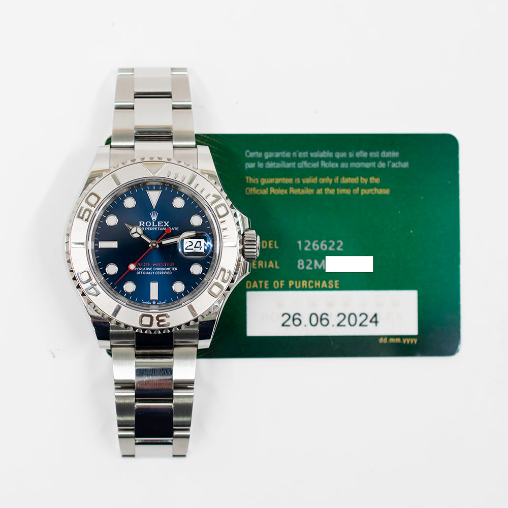 Rolex Yacht-Master 40mm Oyster Blue Dial 126622 (2024)