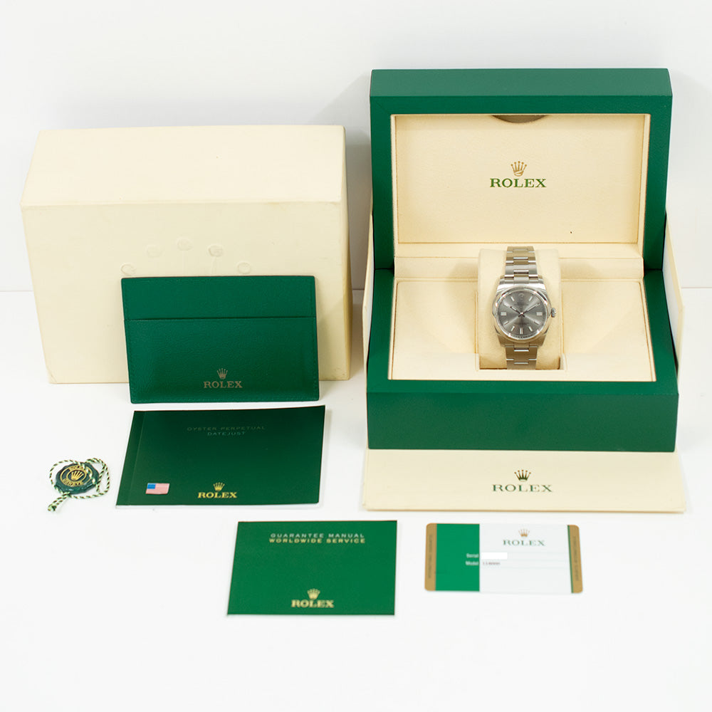Rolex Oyster Perpetual 36mm Steel Dial 116000 (2019)