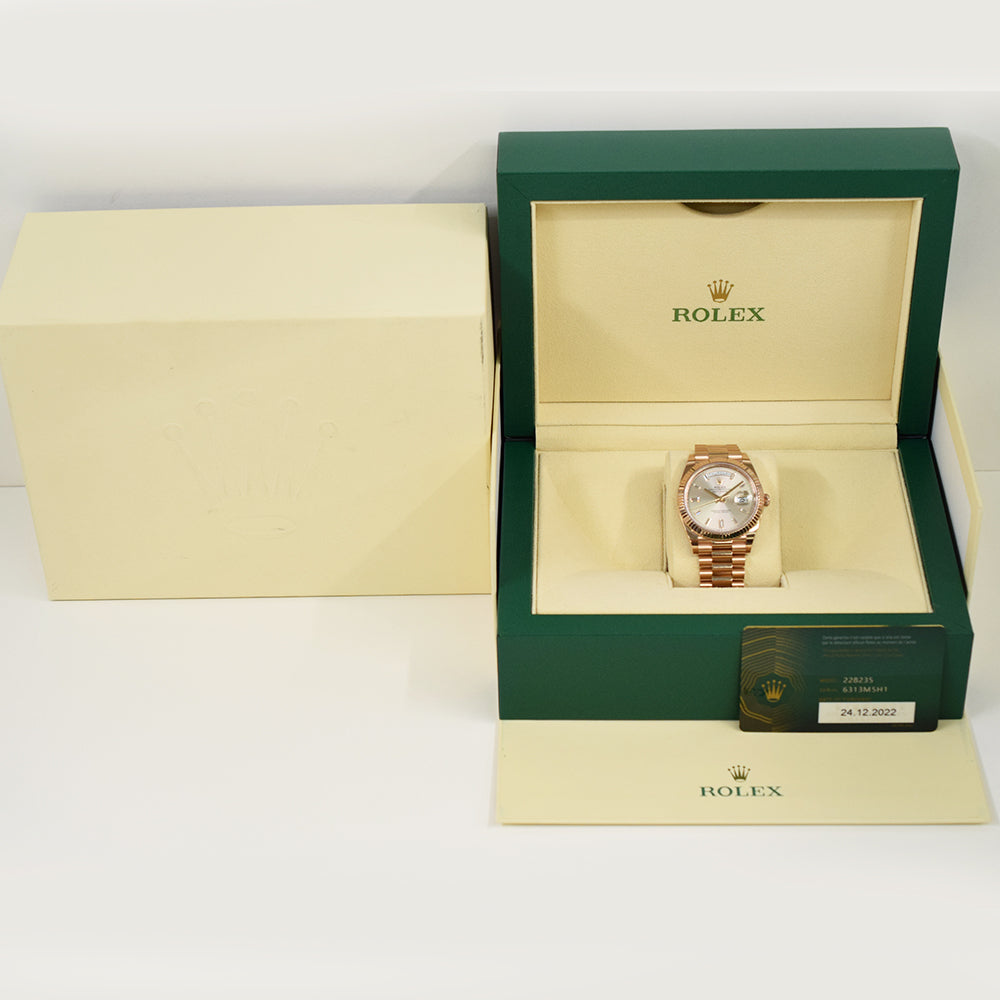 Rolex Day-Date Sundust Diamond Dial 228235A (2022)