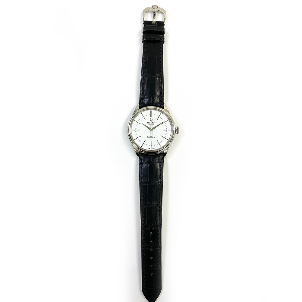 Rolex Cellini Time 39mm White Dial 50509