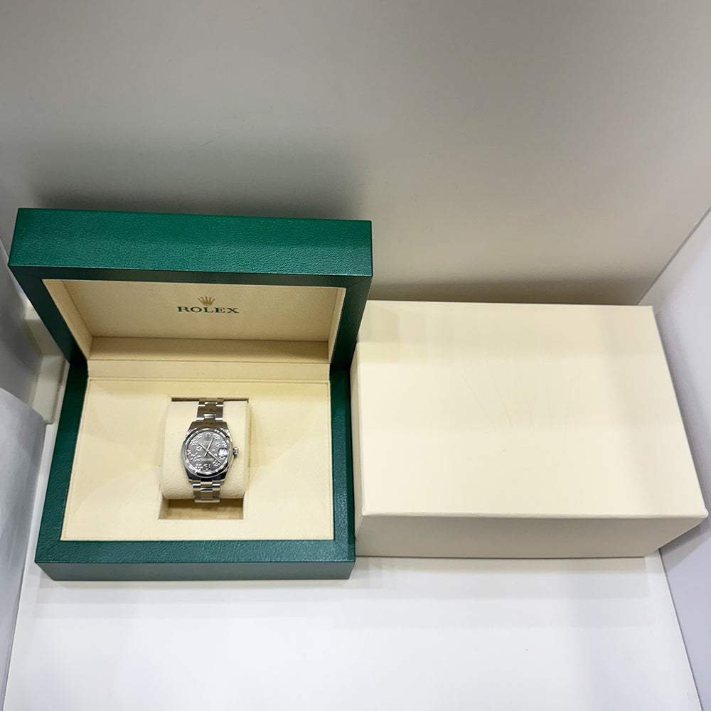 Rolex Datejust 31mm Grey Flower Dial 178240 (2013)