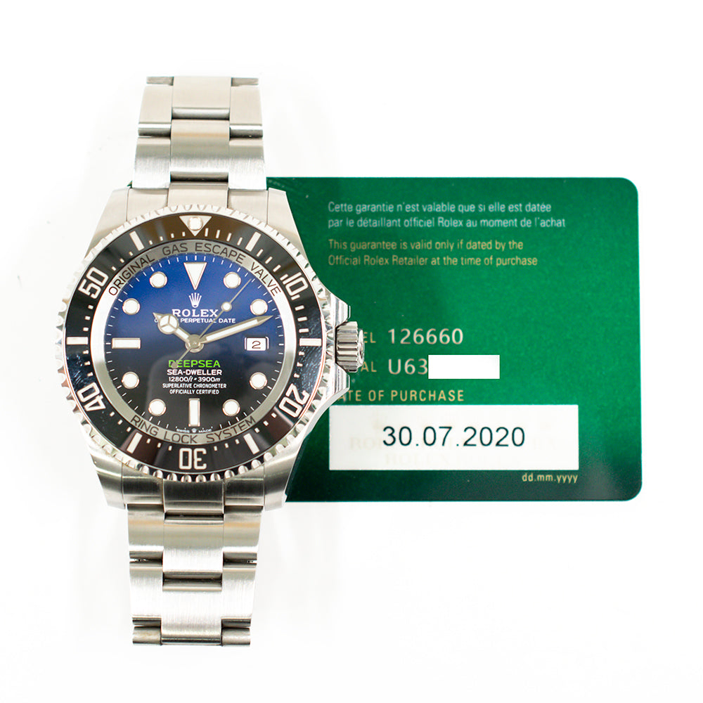Rolex Sea Dweller Deep Sea 44mm D-Blue Dial 126660 (2020)
