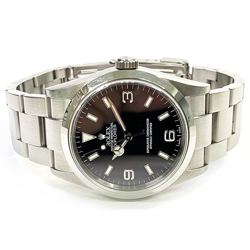 Rolex Explorer 36mm Steel Black Dial 114270 (2006)