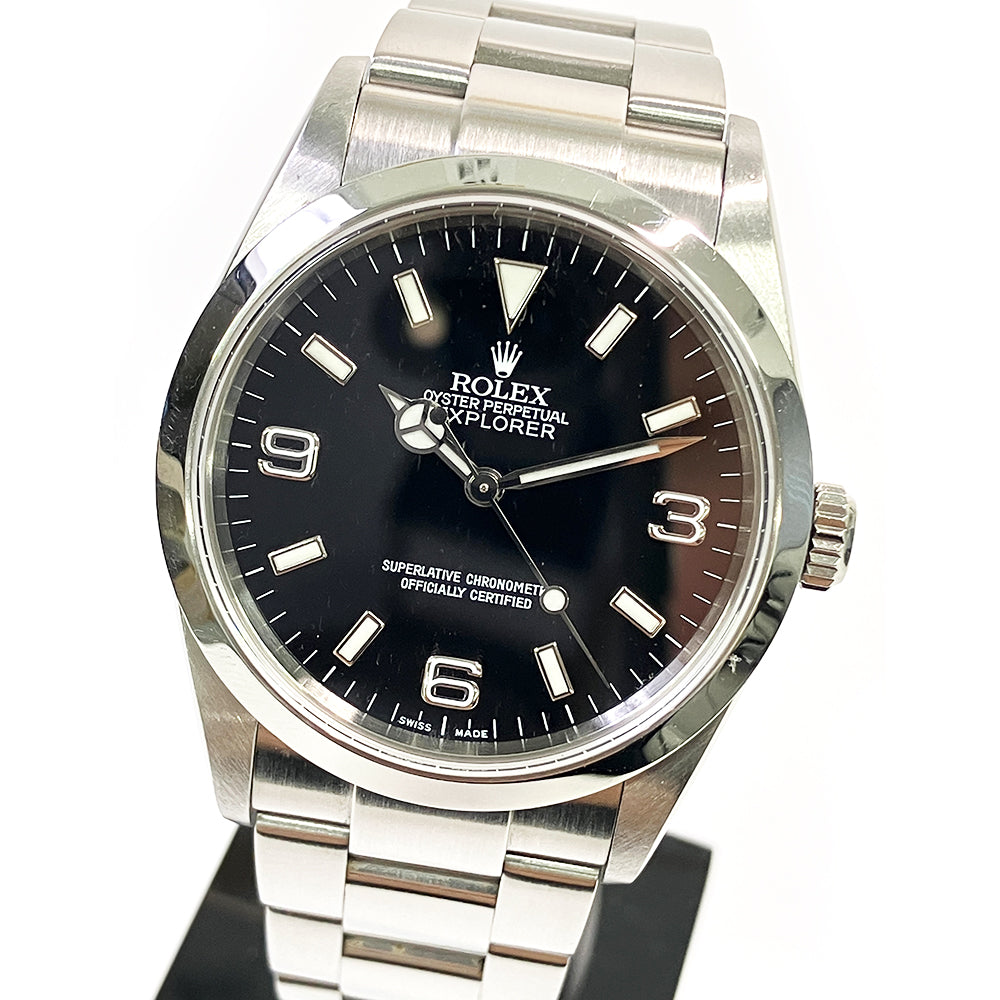 Rolex Explorer 36mm Steel Black Dial 114270 (2006)