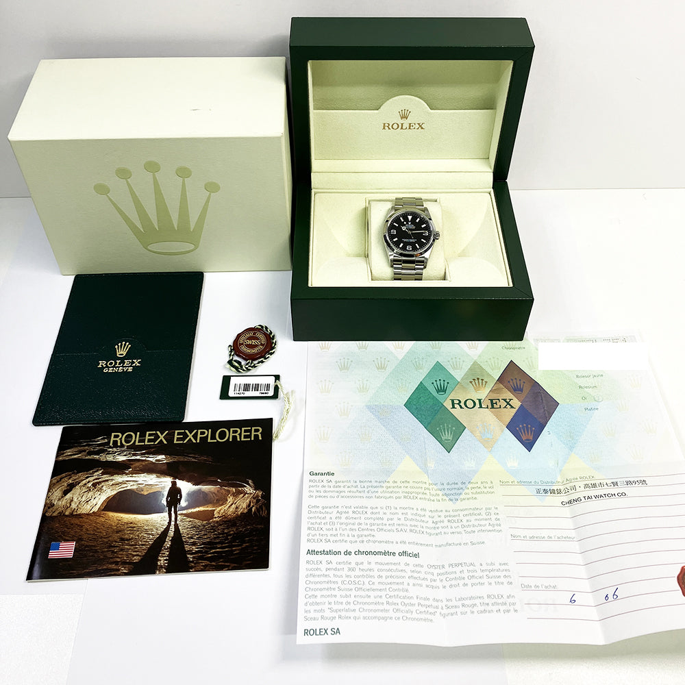 Rolex Explorer 36mm Steel Black Dial 114270 (2006)