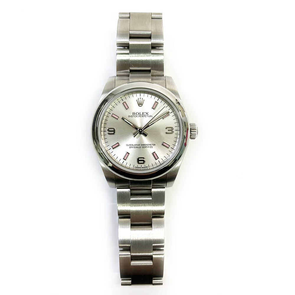 Rolex Oyster Perpetual 31mm Silver Dial 177200 (2016)