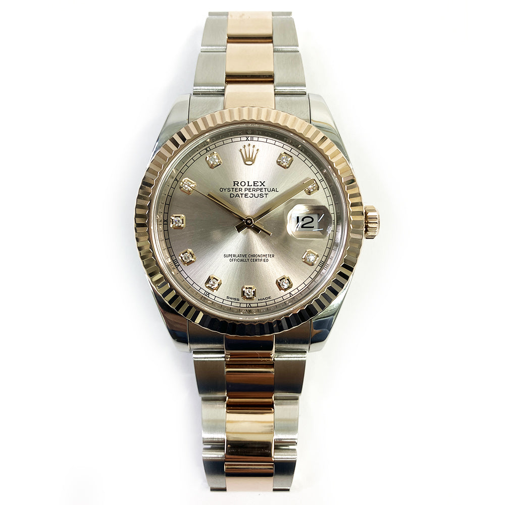 Rolex Datejust 41mm Sundust Diamond Dial 126331
