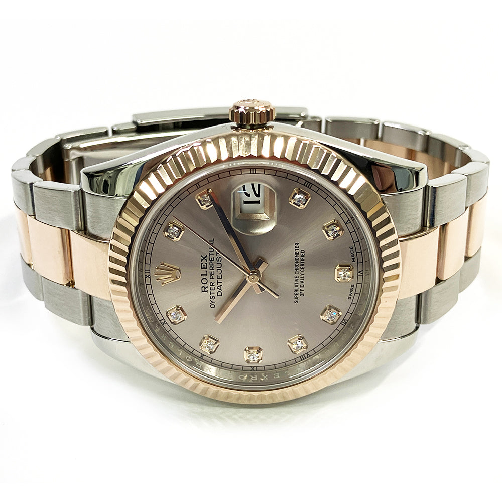 Rolex Datejust 41mm Sundust Diamond Dial 126331