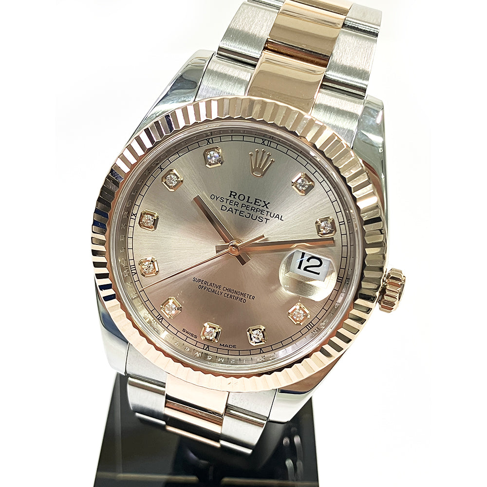 Rolex Datejust 41mm Sundust Diamond Dial 126331