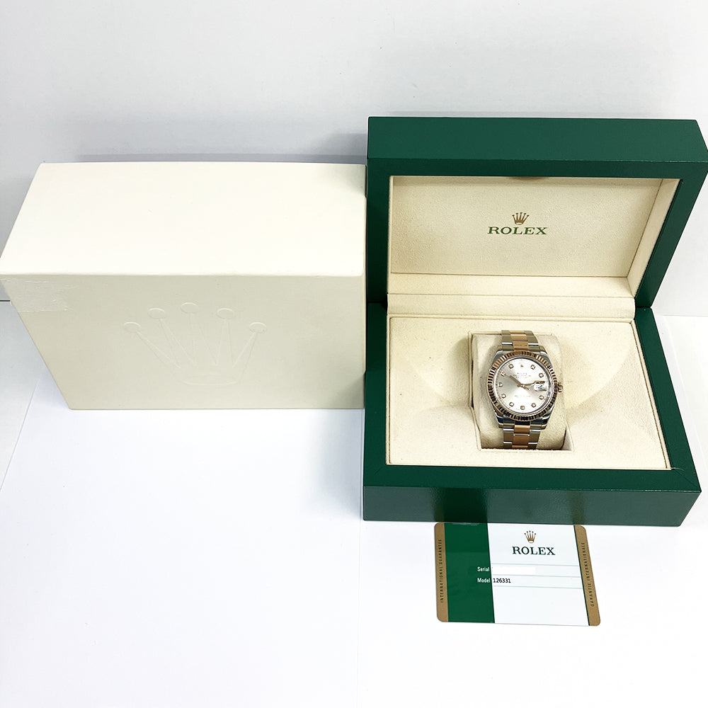 Rolex Datejust 41mm Sundust Diamond Dial 126331