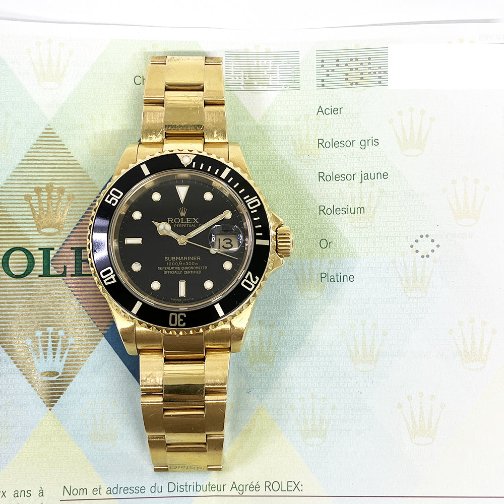 Rolex Submariner Date Black Dial 16618LN (2005)