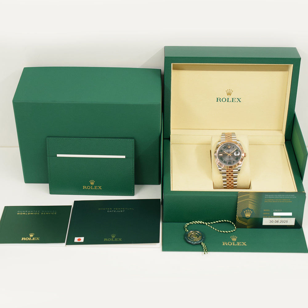 Rolex Datejust 41mm Wimbledon Dial 126331 (2025)