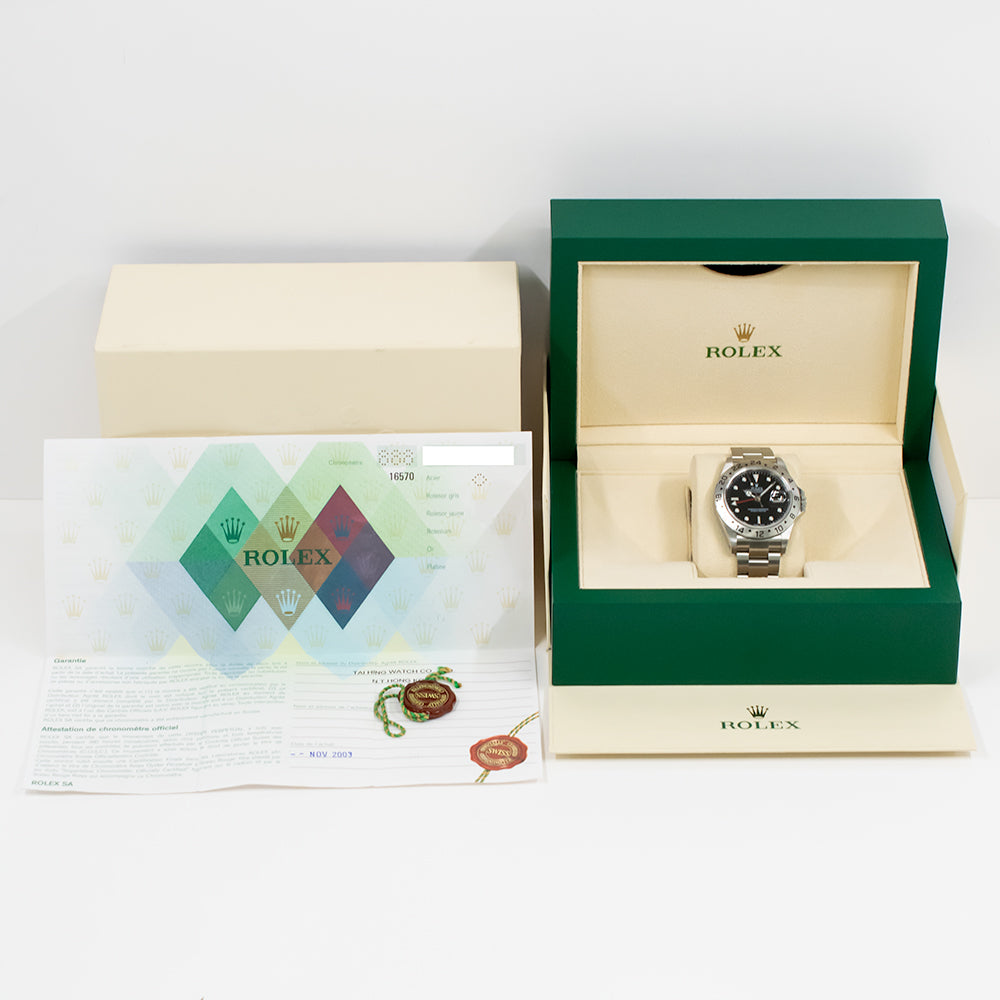 Rolex Explorer II 40mm Black 16570 (2003)