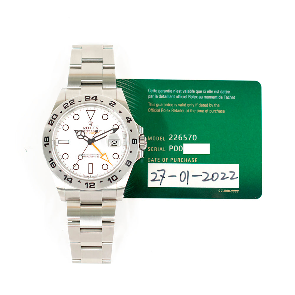 Rolex Explorer II 42mm White Dial 226570 (2022)
