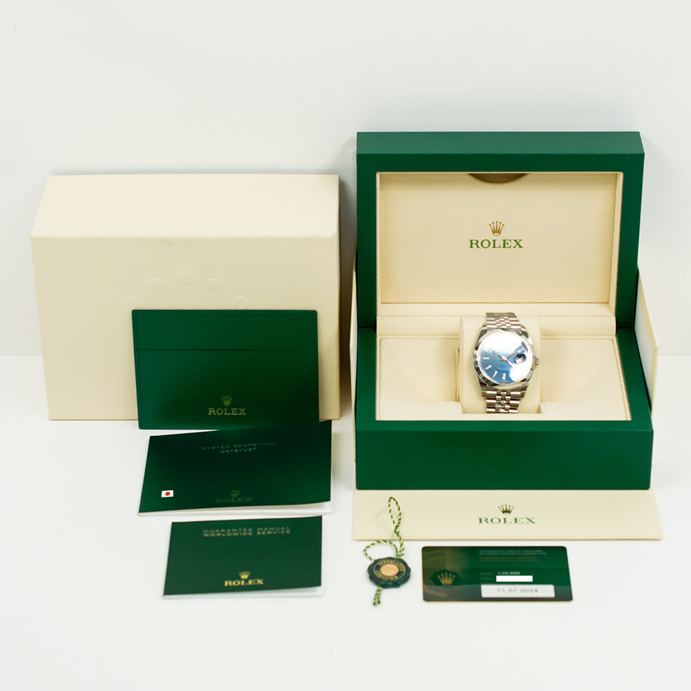 Rolex Datejust 41mm Blue Dial 126300 (2024)