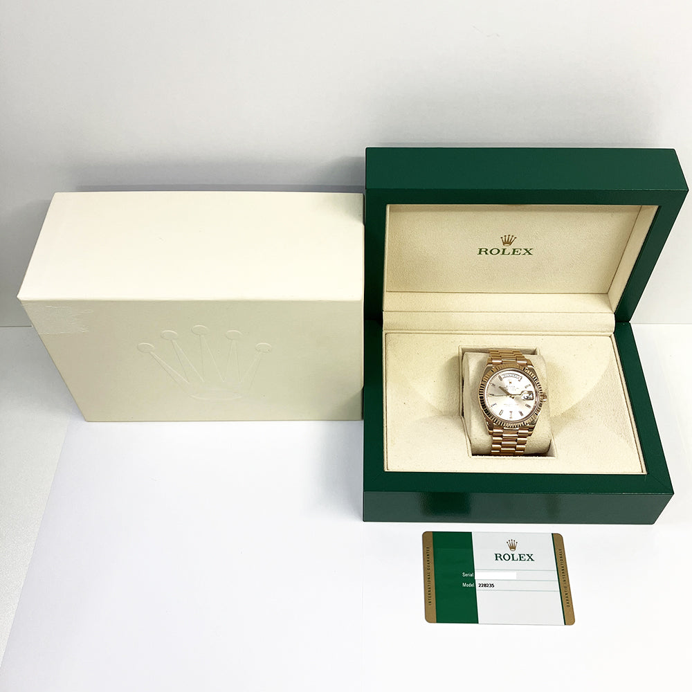 Rolex Day-Date 40mm Sundust Diamond Dial 228235